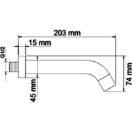 Душевая система WasserKRAFT Thermo A171519 с термостатом