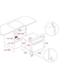 ������� ���� TEKA Total HSC 635 SS (595�455�559) �������������, ����. �����/������ ������