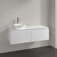 Тумба под умывальник Villeroy & Boch LEGATO (1200х380х500) подвесная, 2 ящика, белый B57900DH