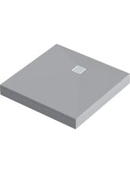Экран GOOD DOOR BAS ABS Essentia 900х900 Soft-touch, цвет: графит (квадратный)
