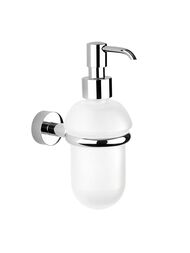 Дозатор для жидкого мыла Nicolazzi Minimale 1489MCR настенный, белая керамика/хром