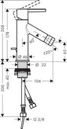 ��������� Axor Starck 10214000 ��� ���� ������������ � ������ ��������, ����