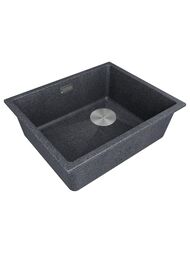 Мойка LUMI 55UNI-SKEW, IT-GRANIT, LU55SK-DG, графит, 555х440, Paulmark