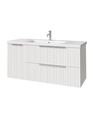 Тумба под раковину Caprigo RAIN 120 (1166х446х550) подвесная, 2 ящ, 1 дверь, Бланж 36517L-SF027