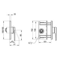 ��������� ��� ���� Villeroy&Boch Subway 2.0 ������������, ��������., ����.�����, ���� TVS10235200061