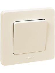 Выключатель LEGRAND INSPIRIA  одноклавишный 10 AX 250 В слоновая кость 673601