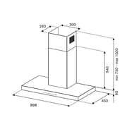 ������� Bertazzoni Professional (898�450�790) 750 �3/�, 272 ��, ����. KT90P1AXT