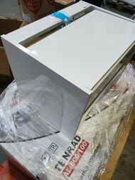 Уценка! Тумба под умывальник AQUATON Марти 55 1A263201MY010 427х532х400 подвесная, белый/дуб эдгрейн