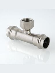 Пресс тройник VALTEC 22х1/2"Вх22, нерж. сталь, VTi.932.I.220422 — изображение 7