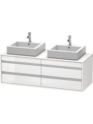 ����� ��� ���������� Duravit Ketho 1400�496�550 ���������, 2 ������, 4 �����, ����� ������ KT6657B2222