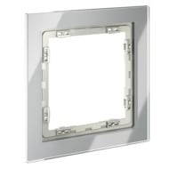 Рамка на 1 пост Voltum S70 VLS110105 (сталь, стекло)