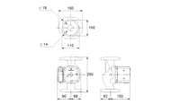 ����� �������������� GRUNDFOS UPS 40-100F 250, ���������. 95906486