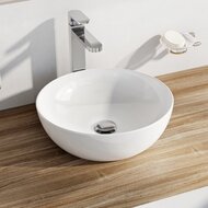 Умывальник RAVAK UNI 400 B SLIM (400х400х120) без перелива, белый — изображение 4
