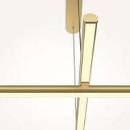 Подвесной светильник Maytoni Radiance (Радианс) MOD278PL-L86G3K1, 3000K, 80Вт, 120°, IP20, LED, золото
