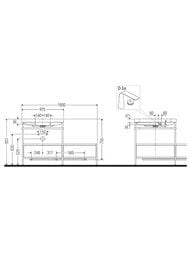 ������� � ��������� Duravit Happy D.2 Plus 1600�850�490 2 �����, ������, ����� ������ HP4763O2222