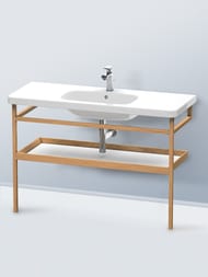 Полотенцедержатель с полкой Duravit DuraStyle 1140х805х440 белый матовый/дуб. европ. DS988401876