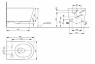 ������ ��������� TOTO RP � ��������-���� Washlet RW � ������� �/� (391x579x518) CW542EY+TCF801CG#NW1