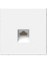 Розетка Systeme Electric ARTGALLERY компьютерная RJ45, кат. 6A, механизм, белая, GAL000186