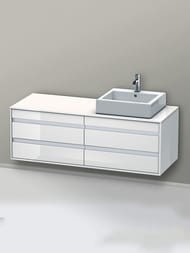����� ��� ���������� Duravit Ketho 1400�496�550 ���������, ������, 4 �����, ����� ������ KT6657R2222