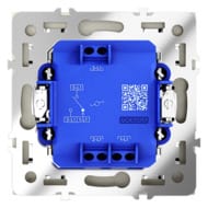 Проходной переключатель одноклавишный Voltum S70 VLS010305, серебро