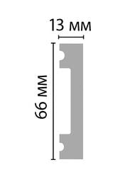 Молдинг гладкий DECOMASTER D157-438 ДМ (66*13*2900 мм) махагон (шт.)