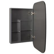 Зеркальный шкаф AQUATON Сохо 60 1A258302AJA0R 600x130x960 подвесной, петли справа, графит матовый