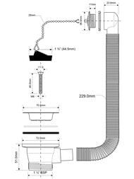����-������� McAlpine � �������, ���� D-70�� (����.), ����� 235��, ����� 1 1/2" OF2-70