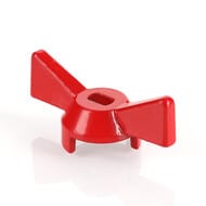 Ручка-бабочка для крана VALTEC BASE красная VT.220.R.04 — миниатюра 6
