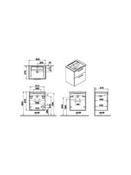 ����� � ��������� Vitra Root 600�460�650 ��, ���������, 2 �����, ����: ������� 68271