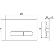���������� BelBagno ��� ���������� ������� � ������� �����, ���� BB002-80/BB005-PR-CHROME