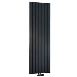 Дизайн-радиатор JAGA Tetra Wall H180 L41, 1880Вт, цвет черный с оттенком, TETW0.180041.145/MM/SP