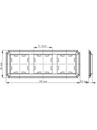 Рамка Systeme Electric ATLASDESIGN ANTIQUE 3 поста базальт ATN101403