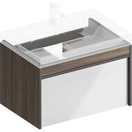 Тумба под раковину KERAMA MARAZZI MODULA подвесная с ящиком 1+1, 675х474х420, арабика MO.70.1+1\AR