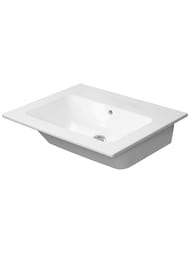 Умывальник DURAVIT ME by Starck 630х490 без отверстия под смеситель, перелив 2336630060