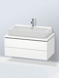 Тумба под раковину для столешницы Duravit L-Cube 920х400х547 2 ящика, белый матовый LC581801818 — изображение 2