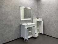 Полуколонна COMFORTY Тбилиси-40 (428х1228х355) напольный, белый глянец 00003132633