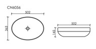 �������� ��������� Ceramicanova ELEMENT 502�363�145 ��� ���. ��� ���������, ����� ���. CN6056MW