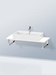 Столешница Duravit DuraStyle 800х480х30 1 вырез, белый глянец DS104C02222