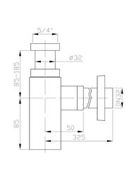 ����� ��� ����������� PLASTBRNO 1.1/4 ", ������� �����, ������, EMCR003