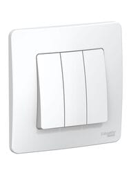 Выключатель Systeme Electric BLANCA скрытой устан. 3-клавишный cх.05, 10A, 250B, белый BLNVS100501