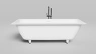 Ванна встраиваемая Salini Orlanda Axis Kit 180 103312MF  1800х800х600 S-Sense, матовый RAL