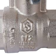 Кран шаровый STOUT 1/2"ВВ, ручка, стандартнопроходной, SVB-0011-000015