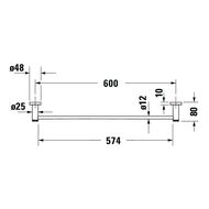 ������������������ DURAVIT D-Code 600��, ����: ���� 0099241000
