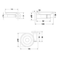�������� ��������� DURAVIT D-Code �����, ����: ����/������� ������ 0099171000