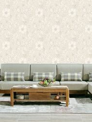 Обои виниловые на флизелине Grandeco Perfect Harmony PH 3101 (0,53х10,05) серый рул.)