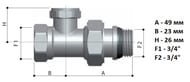 ������� Royal Thermo �� �������� �������� ������, 3/4" RTO 50.008