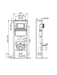 Инсталляция AM.PM MasterFit для подвесного унитаза I012713