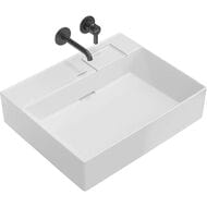 Раковина KERAMA MARAZZI TECNOLOGICA Logica мебельная 600х480х145, без отверстия, белая гл. LO.wb.60.0