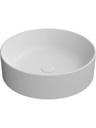 Раковина накладная GSI KUBE X (450х450х130), без перелива, цвет белый матовый 942709 — миниатюра 1