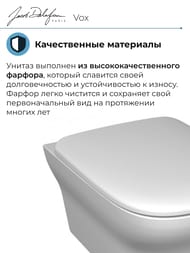 Унитаз Jacob Delafon Vox EDM102-00 (360х500х400) подвесной, безободковый — изображение 4